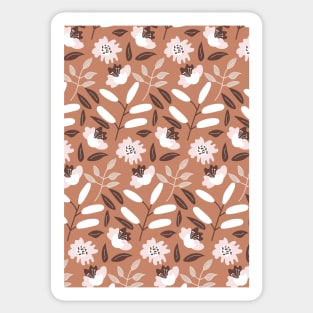 Abstract Spring Flower Pattern 3 Sticker